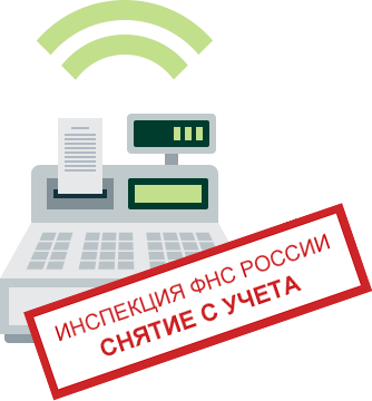 Снятие с учета кассового аппарата в ФНС